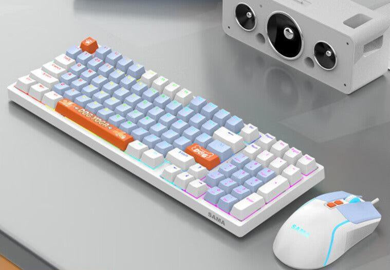 SAMA GW3000 WHT Gaming Mechanical Combo
