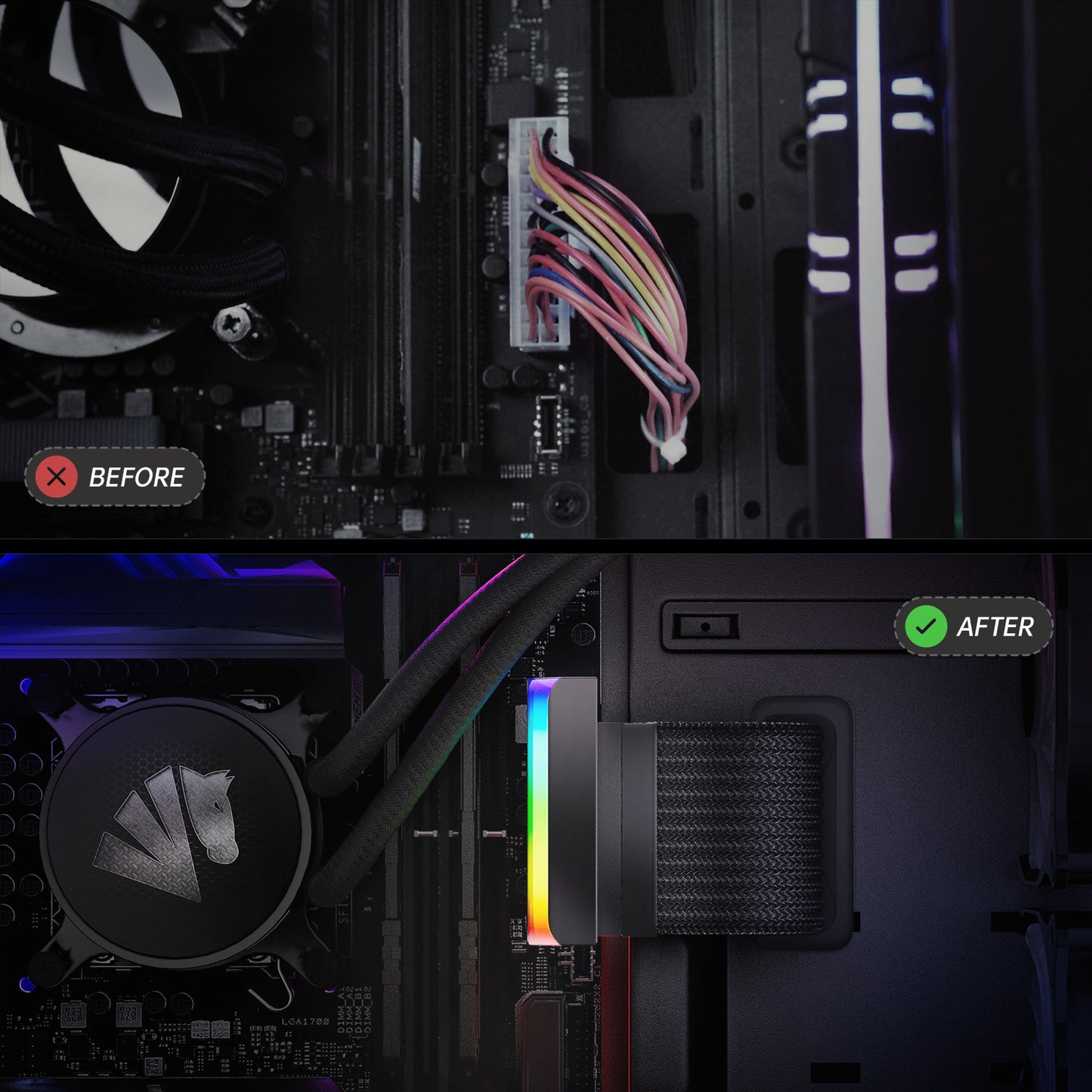 AsiaHorse RGB Unicorn 24pin BLK