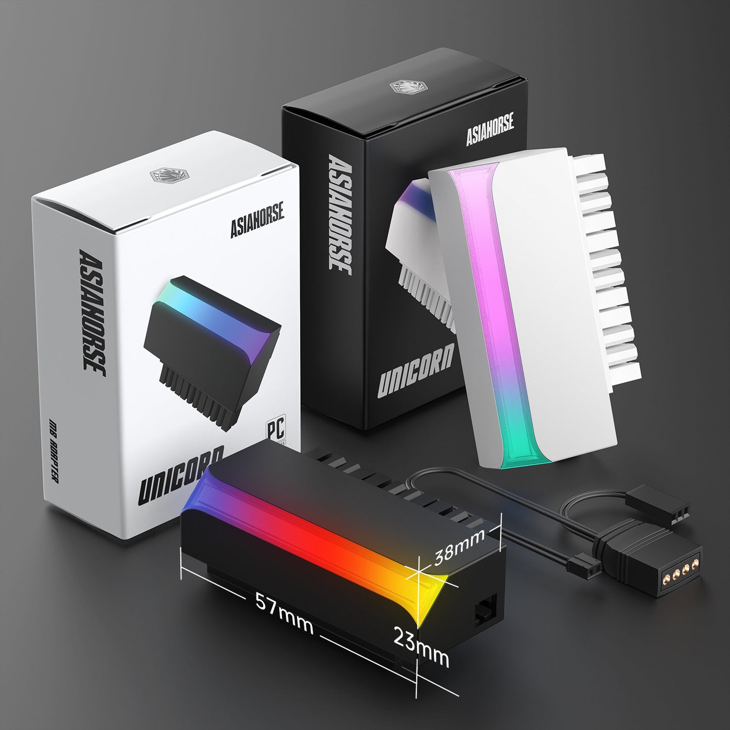 AsiaHorse RGB Unicorn 24pin BLK