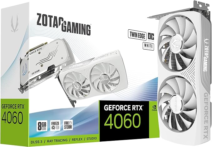 ZOTAC GeForce RTX 4060 8GB Twin Edge OC White
