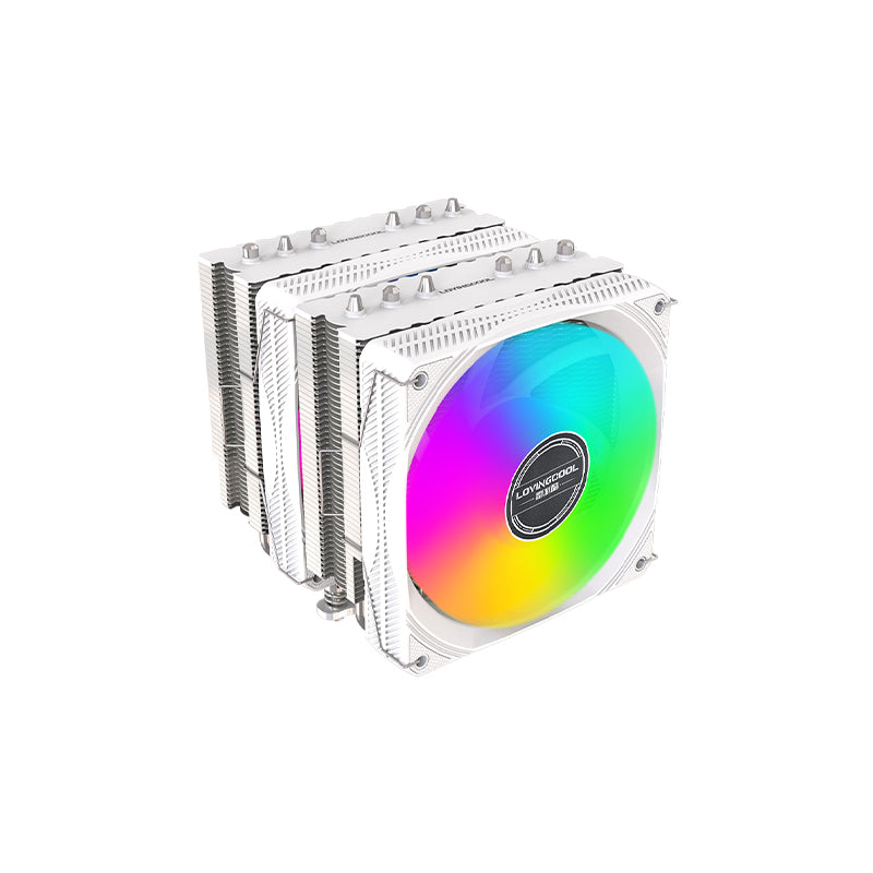Lovingcool LC-X1200 WHITE 6 heat pipe Cooler
