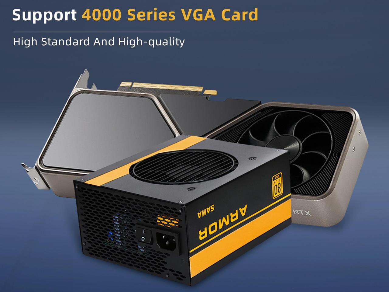 SAMA 650Watt 80+ Gold Armor Modular PSU