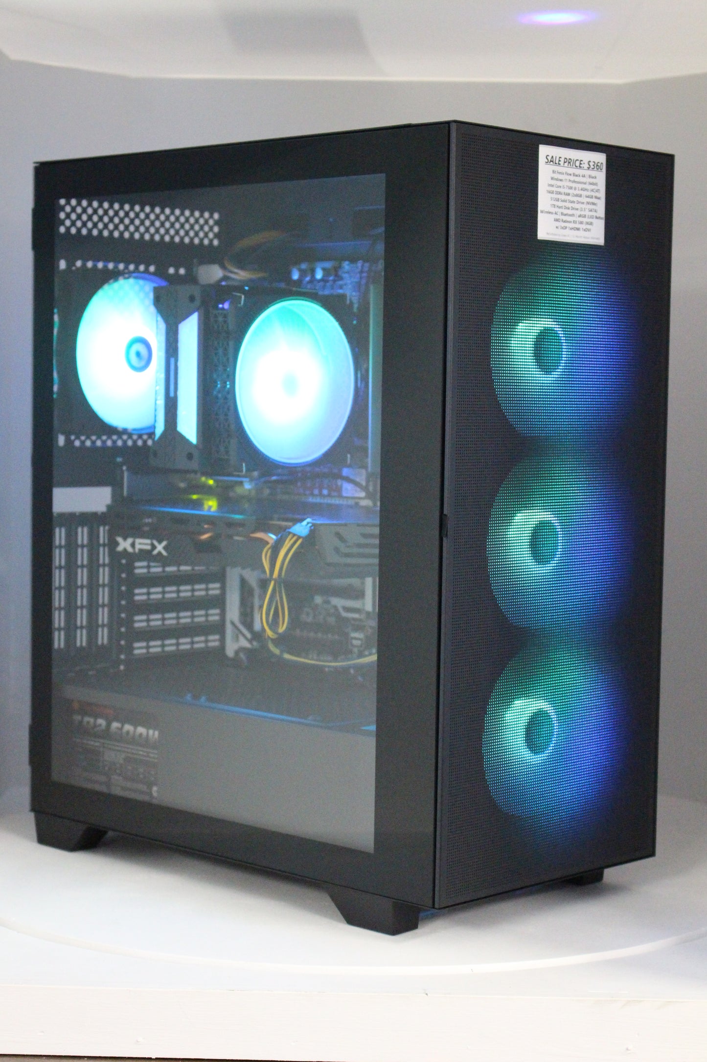 BitFenix Flow | i5 7500 | 16GB | RX 580