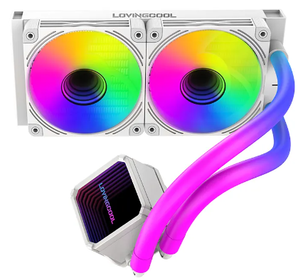 Lovingcool LC-240-K White 240mm Liquid Cooler