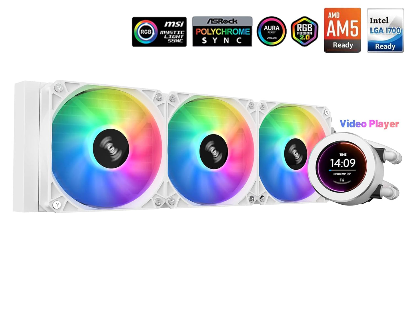 SAMA SM360LD White AIO Cooler