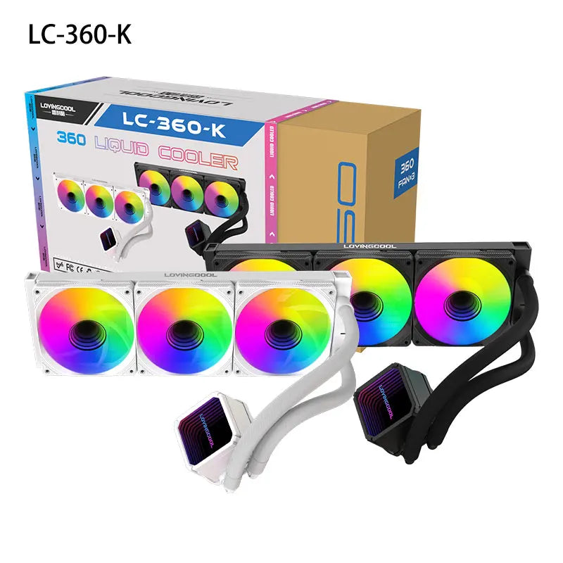 Lovingcool LC-W360-K WHITE 360mm AIO cooler