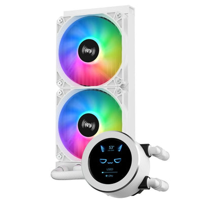 SAMA SM240LD LCD Screen White AIO Cooler